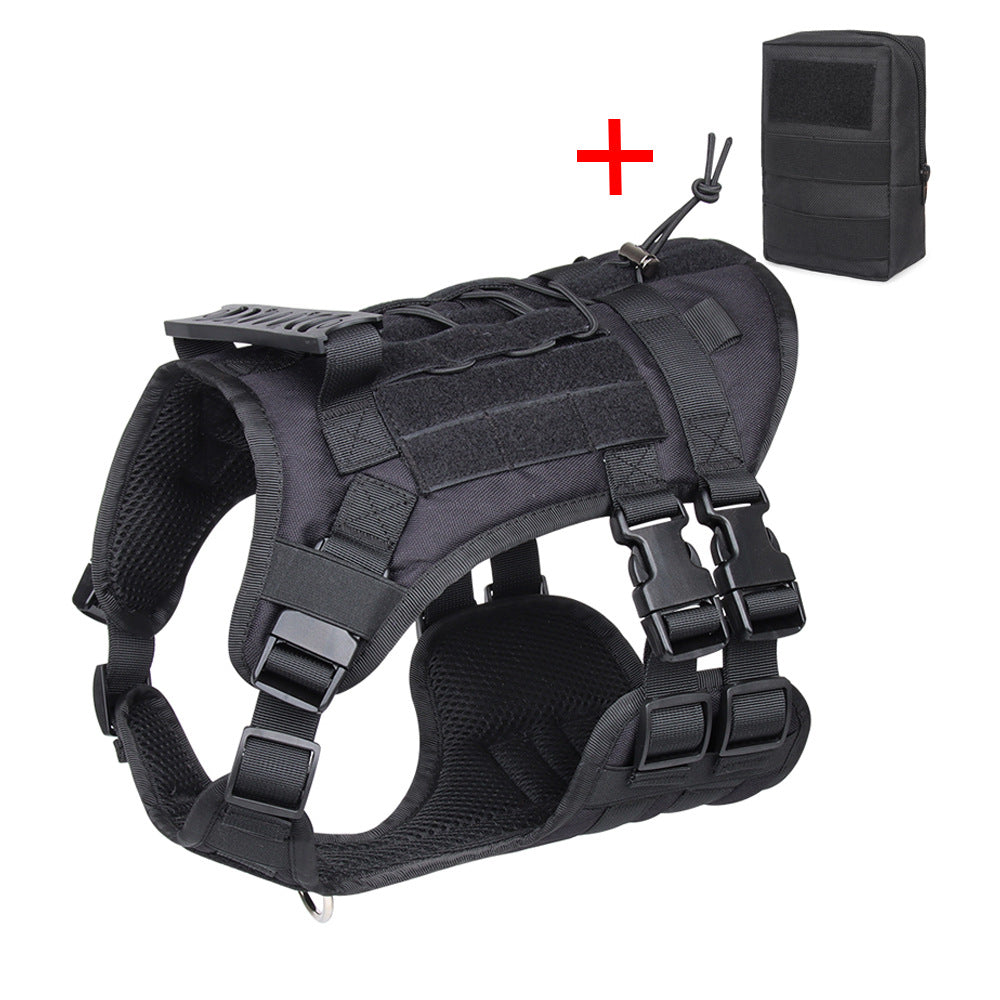 Waterproof Tactical Dog Vest Harness ,Secure, Comfortable Fit for Outdoor Adventures.