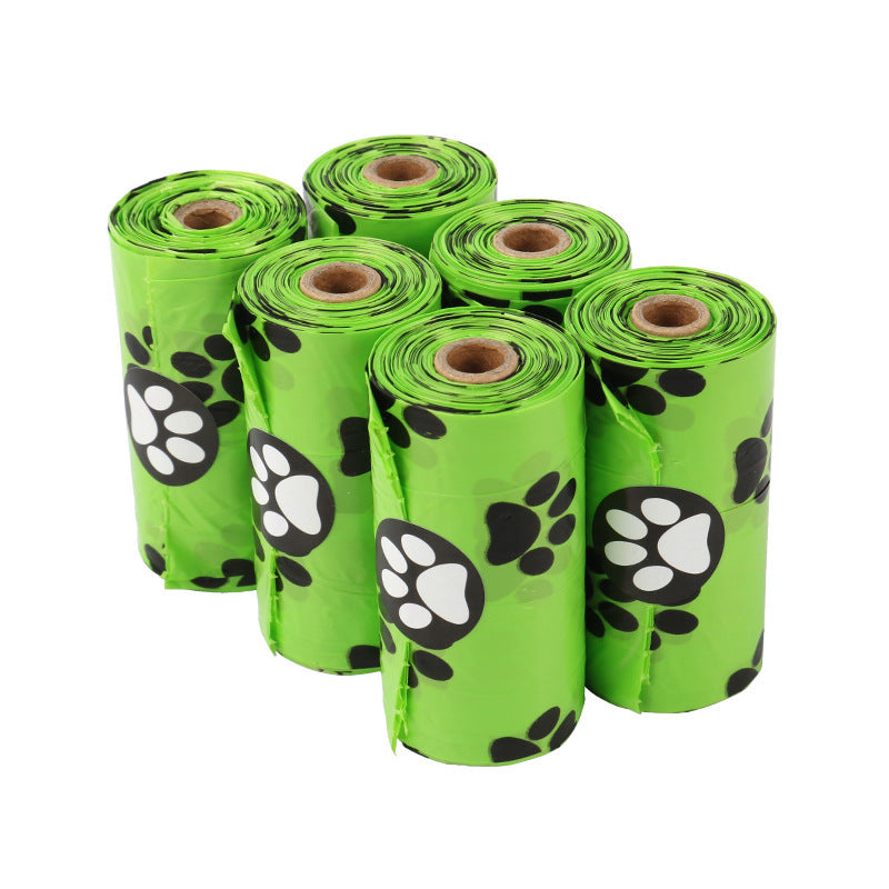 Eco Dog Poop Bags – Leak-Proof, Degradable with Dispenser