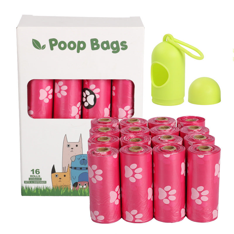 Eco Dog Poop Bags – Leak-Proof, Degradable with Dispenser