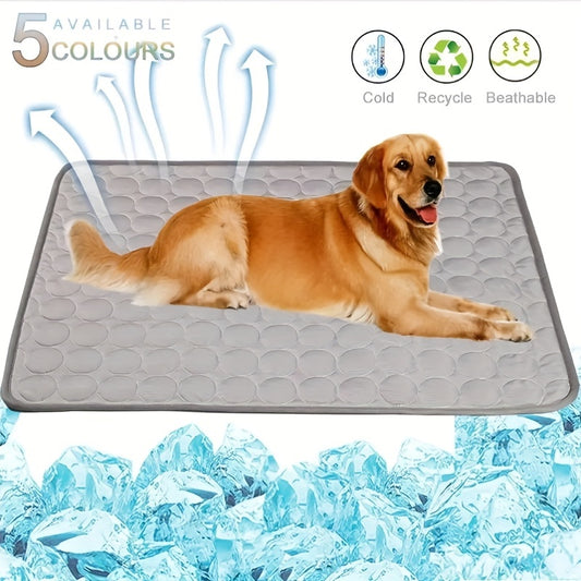 Rapid Cooling Dog Mat - Summer Comfort - Indoor & Outdoor Use, Durable and Machine-Washable