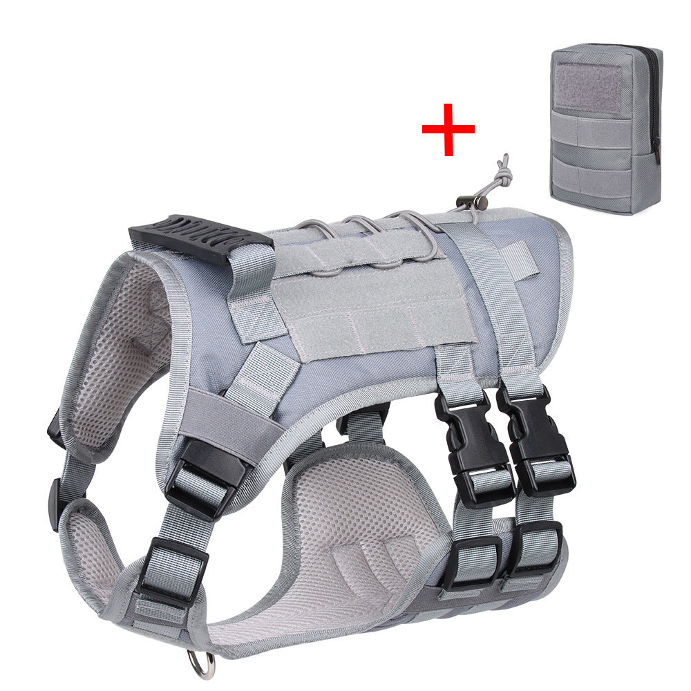 Waterproof Tactical Dog Vest Harness ,Secure, Comfortable Fit for Outdoor Adventures.