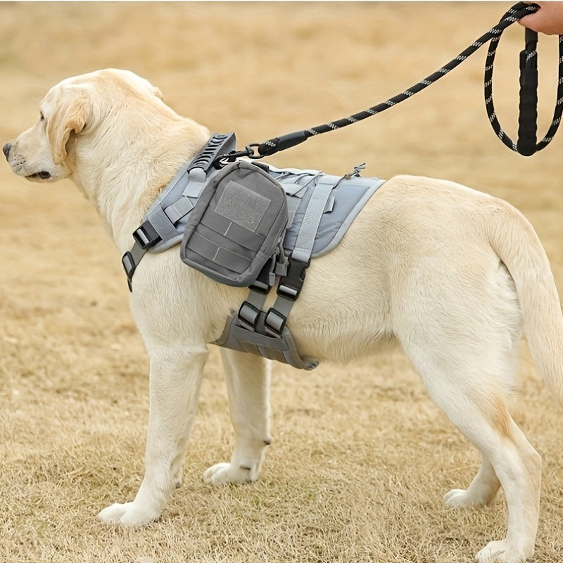 Waterproof Tactical Dog Vest Harness ,Secure, Comfortable Fit for Outdoor Adventures.
