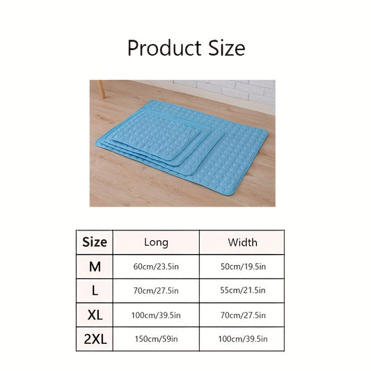 Rapid Cooling Dog Mat - Summer Comfort - Indoor & Outdoor Use, Durable and Machine-Washable