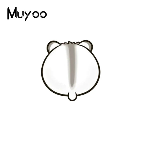 New Arrival Cute Guinea Pig Hamster Pet Mouse Animals Epoxy Acrylic Resin Lapel Pin Funny Mice Handmade Acrylic Badge Pins