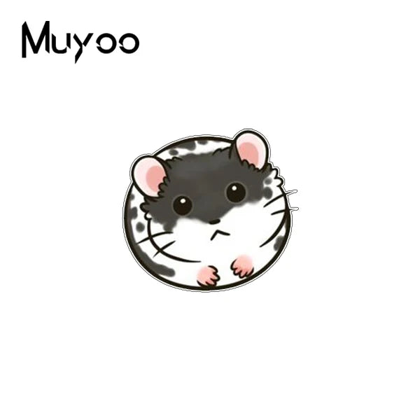 New Arrival Cute Guinea Pig Hamster Pet Mouse Animals Epoxy Acrylic Resin Lapel Pin Funny Mice Handmade Acrylic Badge Pins