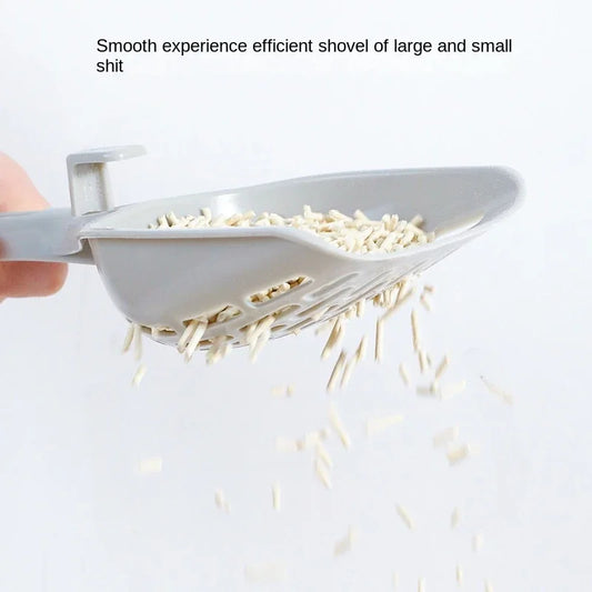 Plastic Cat Litter Scoop with Holder | Easy Clean Tool