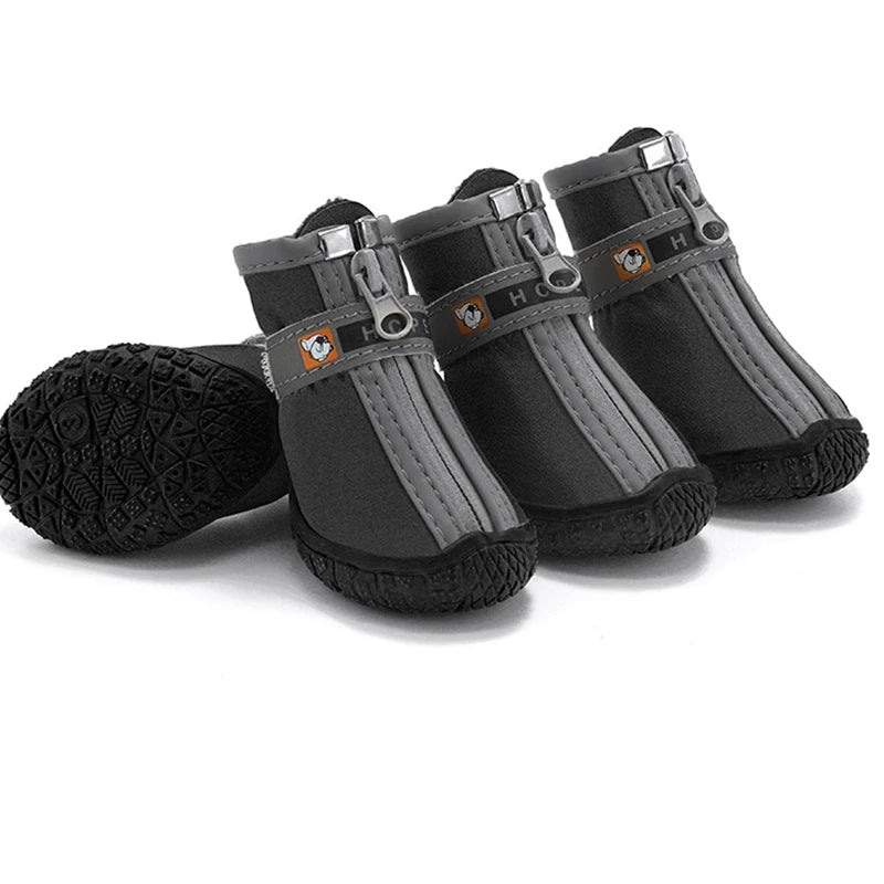 Dog Shoes Non-Slip Soles Thick Plush Protection Paw Pet Shoes