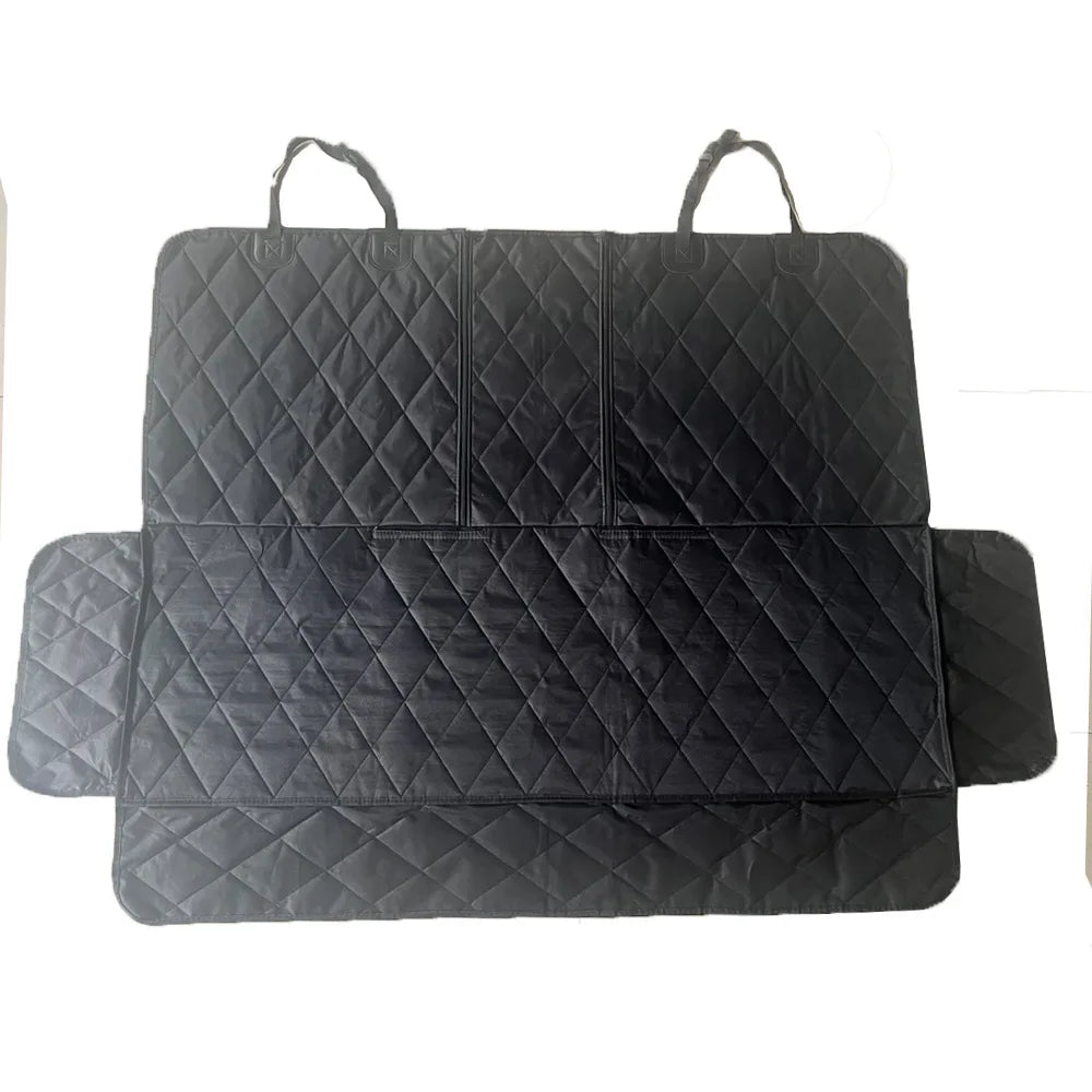 Dog Car Seat Cover for Cars Trucks SUVs and Other Universal Pet Rear Seat Covers Specifically for Pets