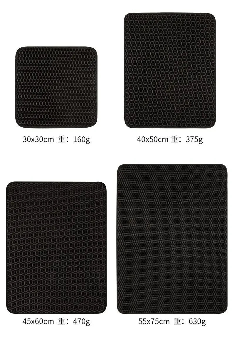 Cat Litter Mat With Double Layer Waterproof