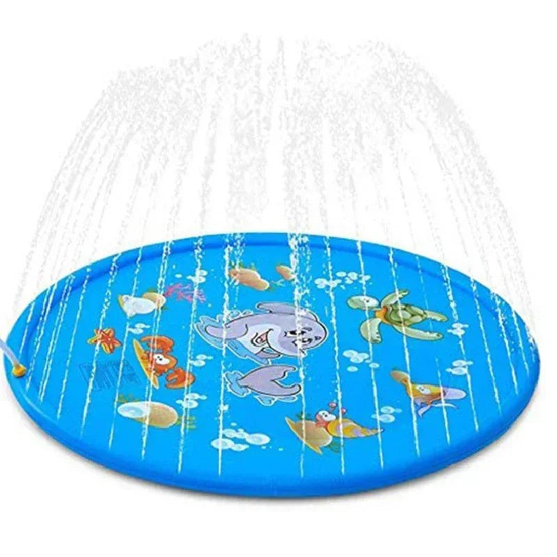 Summer Dog Toy Splash Sprinkler Pet Swimming Pool Interactive Play Water Mat Toys