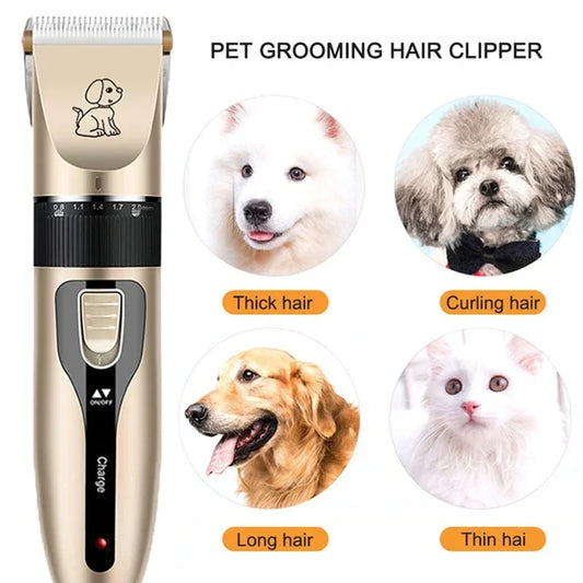 Pro Grooming Kit – Silent Electric Pet Clipper & Trimmer
