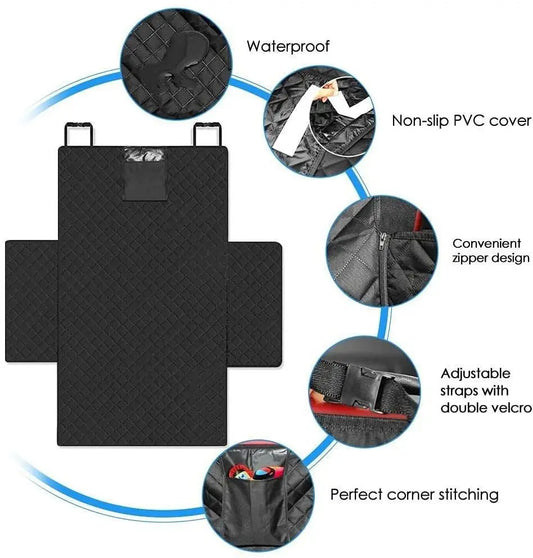 Wear-Resistant Dog Car Seat Cover for SUV | Waterproof, Durable & Easy to Install