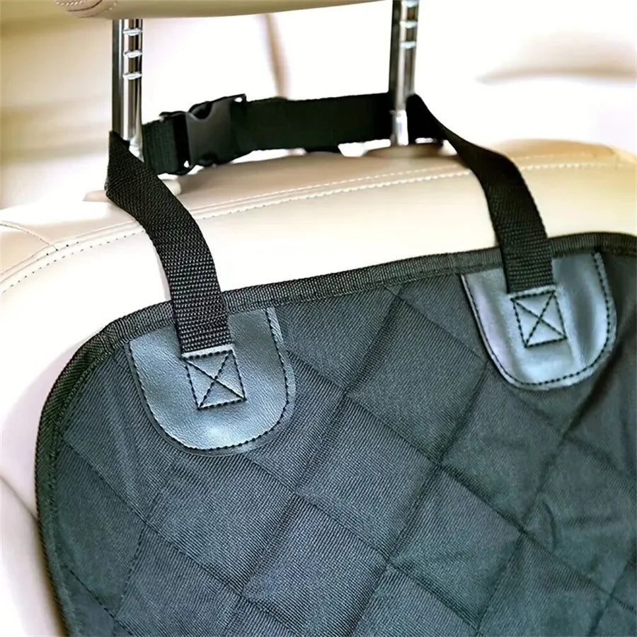 Quilted Waterproof Dog Car Seat Cover – Anti-Slip Fabric Protector for Cars, Trucks & SUVs