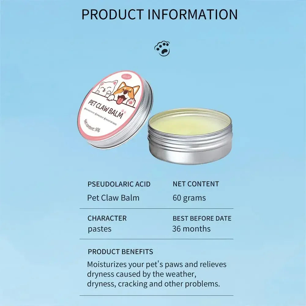 Pet Claw Balm , Paw Cream Moisturizer