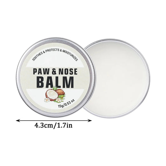 Natural Paw Balm for Dogs & Cats – Moisturizing Nose & Paw Protector