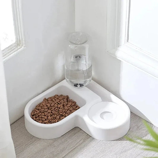 Automatic Drinking Love Pet Bowl Multi-functional Drinking And Feeding