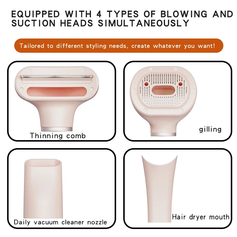 Pet Hair Dryer Blowing Comb – Strong Wind Grooming Brush with Cool Air for Dogs & Cats