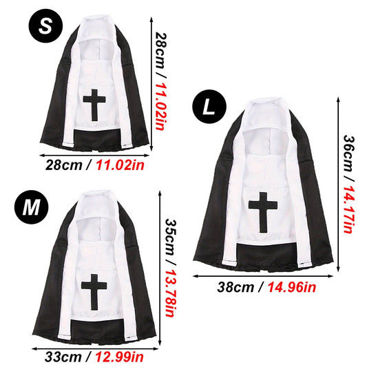 Hallow Nun Costume for Small Cats & Dogs