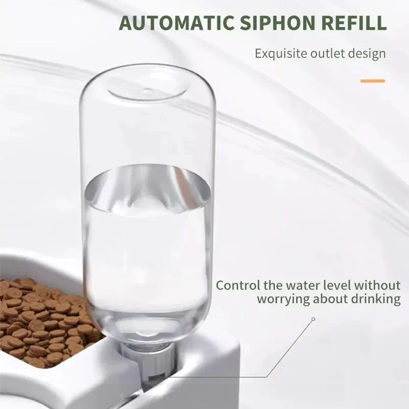 Automatic Drinking Love Pet Bowl Multi-functional Drinking And Feeding