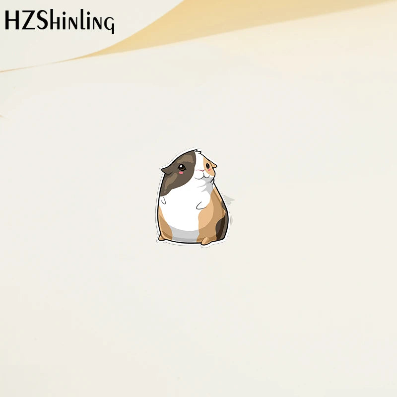 Cartoon Animal Guinea pig Acrylic Lapel Pin