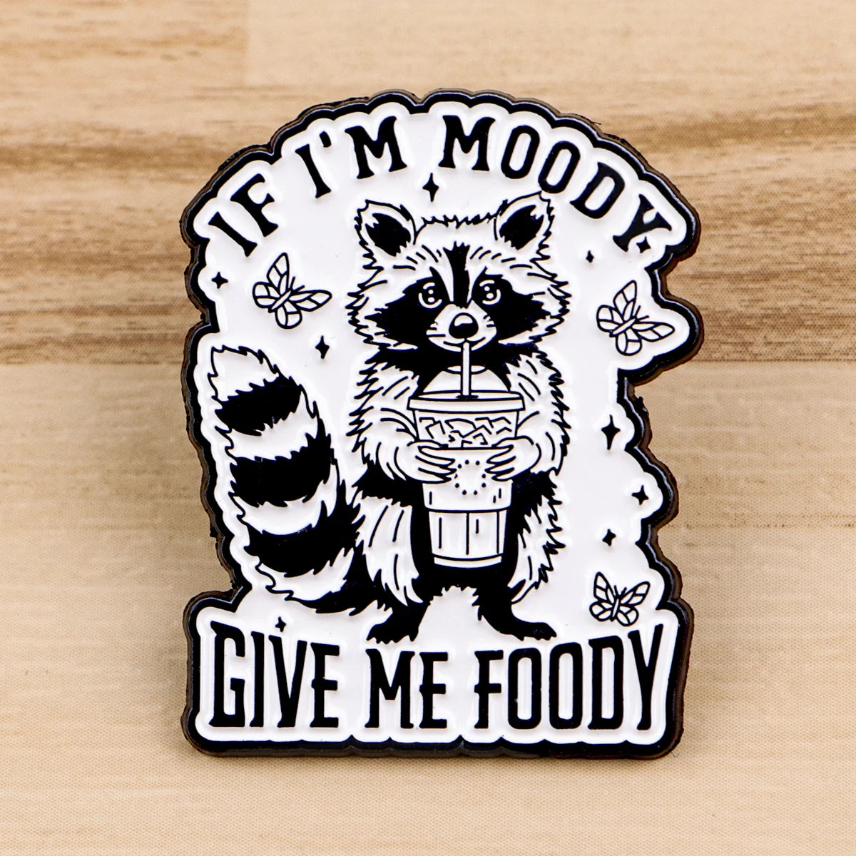 Funny Raccoon Quotes Enamel Pins Cartoon Animals Brooches Lapel Pin Badge on Backpack Clothing Accessories Fashion Jewelry Gifts