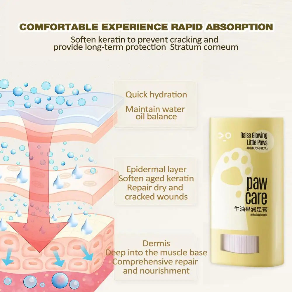 All-Natural Pet Paw Balm – Protects & Heals Dry, Cracked Paws
