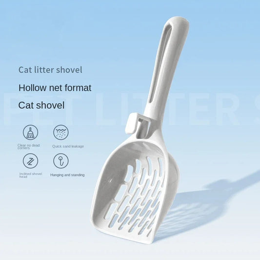 Plastic Cat Litter Scoop with Holder | Easy Clean Tool