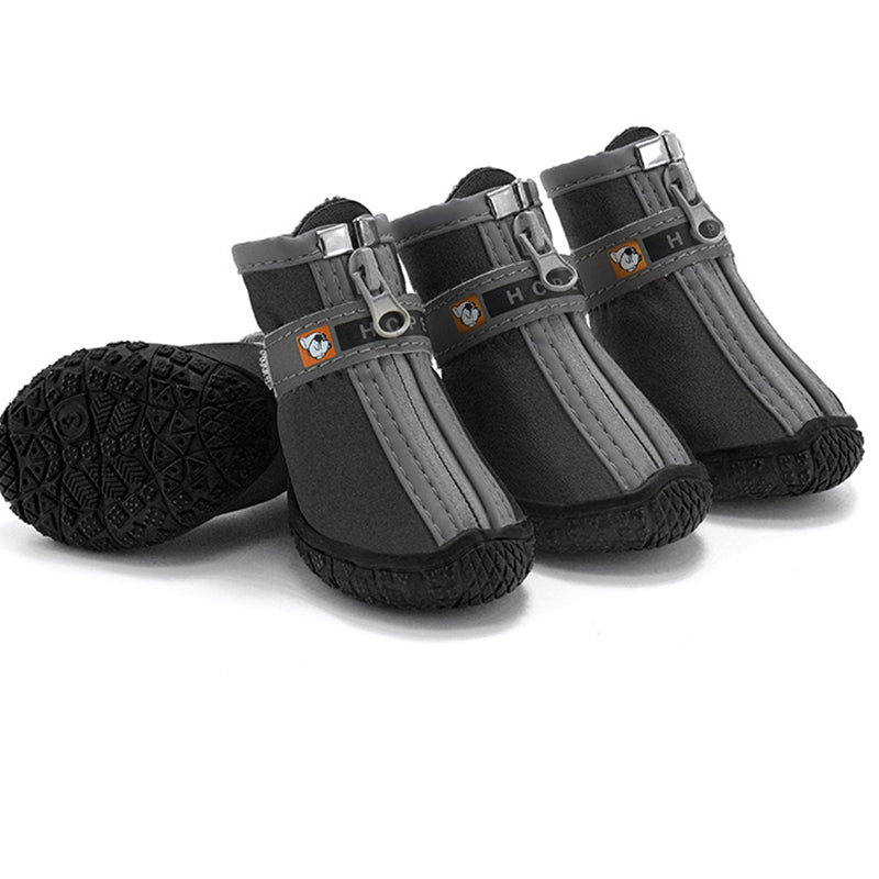 Dog Shoes Non-Slip Soles Thick Plush Protection Paw Pet Shoes