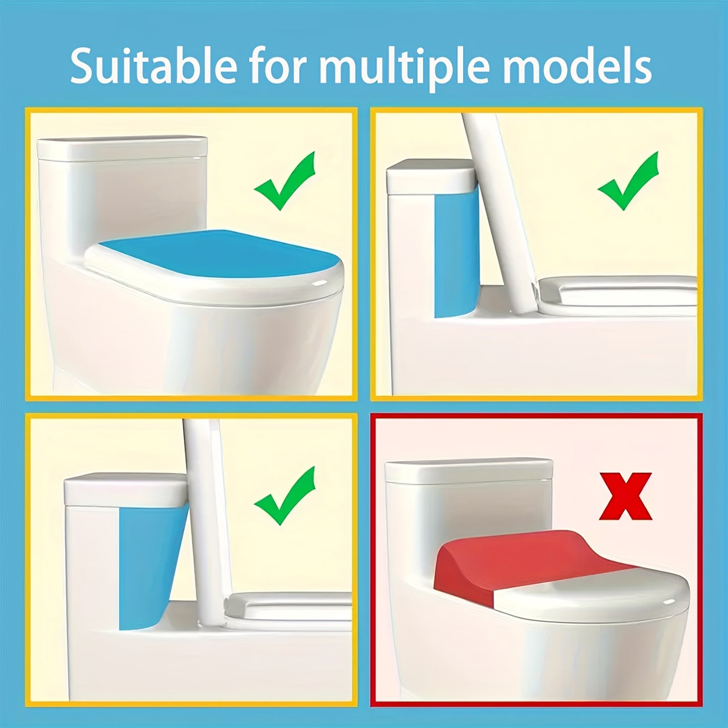 AirXing & Pet Safety Toilet Lock - White Plastic Childproof Latch with Easy-Install Design, Prevents Unauthorized Use for Youngsters & Pets, Secure Bathroom Access, Pet Safety Device, Modern Toilet Accessory, Durable Plastic