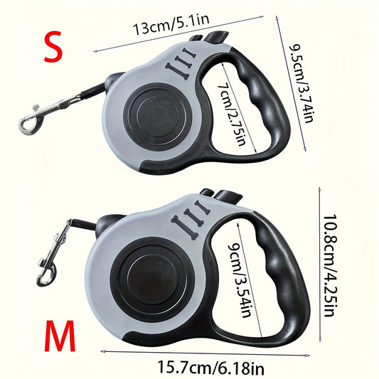 Double Switch Pet Retractable Leash