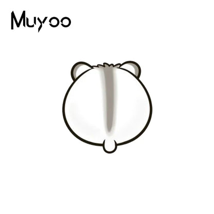 New Arrival Cute Guinea Pig Hamster Pet Mouse Animals Epoxy Acrylic Resin Lapel Pin Funny Mice Handmade Acrylic Badge Pins