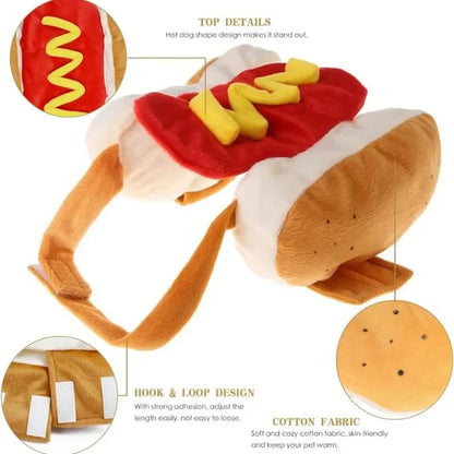 Funny Halloween Dog Costumes Hot Dog Shaped Dachshund Sausage