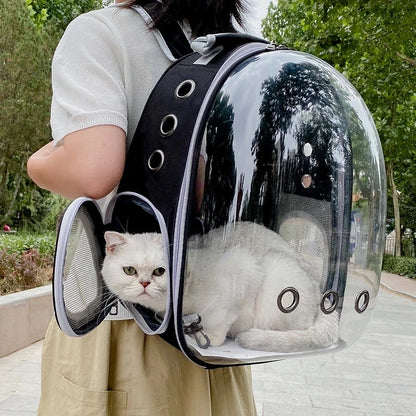Breathable Space Backpack | Portable Pet Carrier for Cats & Puppies