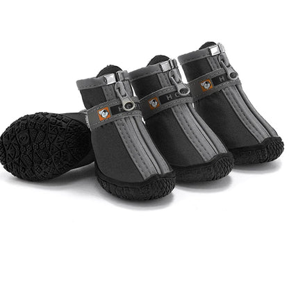 Dog Shoes Non-Slip Soles Thick Plush Protection Paw Pet Shoes