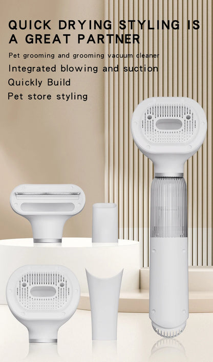 Pet Hair Dryer Blowing Comb – Strong Wind Grooming Brush with Cool Air for Dogs & Cats