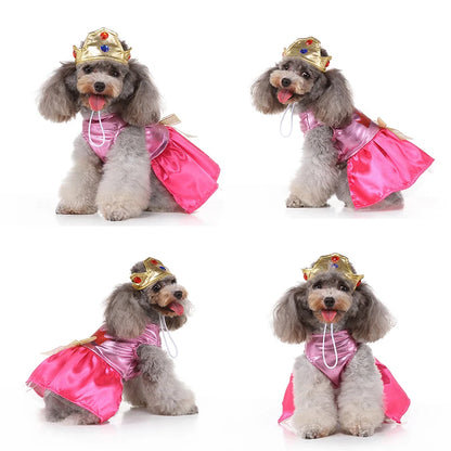 Pet Dog Dress Halloween Super Claw Skirt