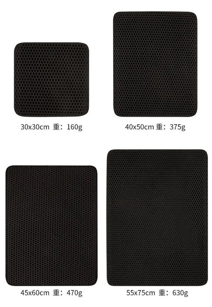 Cat Litter Mat With Double Layer Waterproof