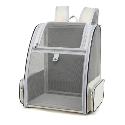 Outdoor Pet Carrier Bag – Breathable Backpack for Cats & Dogs