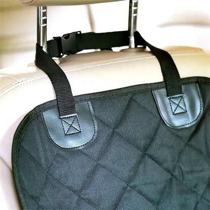 Quilted Waterproof Dog Car Seat Cover – Anti-Slip Fabric Protector for Cars, Trucks & SUVs