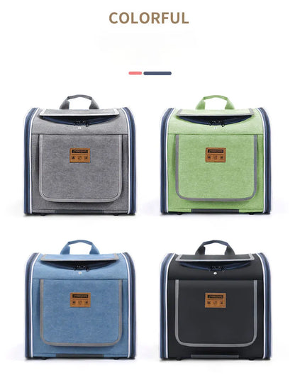 Outdoor Pet Travel Bag – Cat & Dog Carrier for Bike Rides