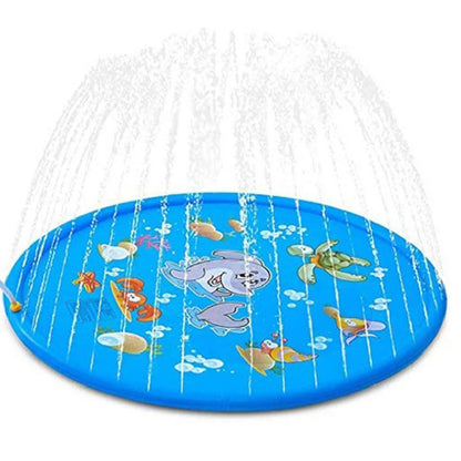 Summer Dog Toy Splash Sprinkler Pet Swimming Pool Interactive Play Water Mat Toys