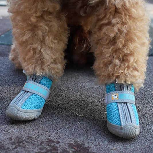 Dog Shoes Non-Slip Soles Thick Plush Protection Paw Pet Shoes