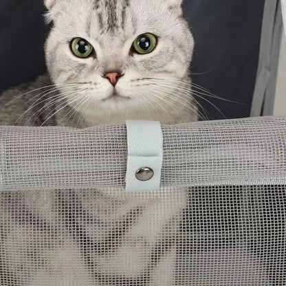 Outdoor Pet Carrier Bag – Breathable Backpack for Cats & Dogs