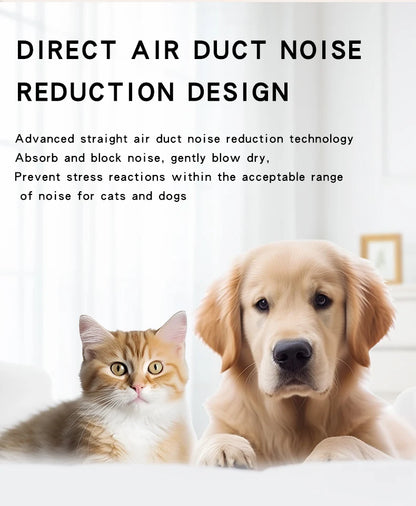 Pet Hair Dryer Blowing Comb – Strong Wind Grooming Brush with Cool Air for Dogs & Cats