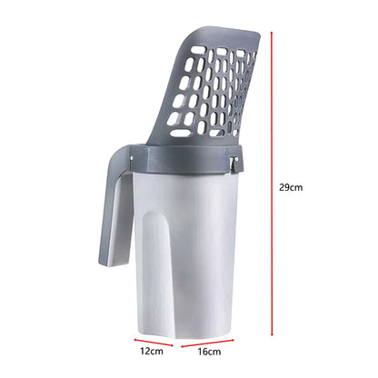 Litter Shovel Scoop – Self-Cleaning Cat Litter Box Accessory | Pet Waste Picker