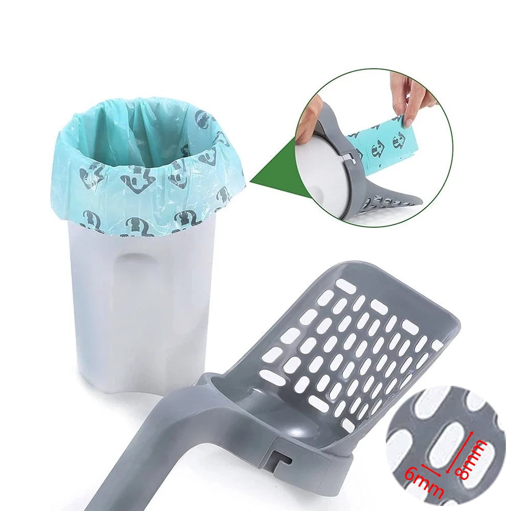 Litter Shovel Scoop – Self-Cleaning Cat Litter Box Accessory | Pet Waste Picker