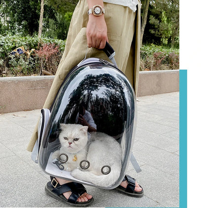 Breathable Space Backpack | Portable Pet Carrier for Cats & Puppies