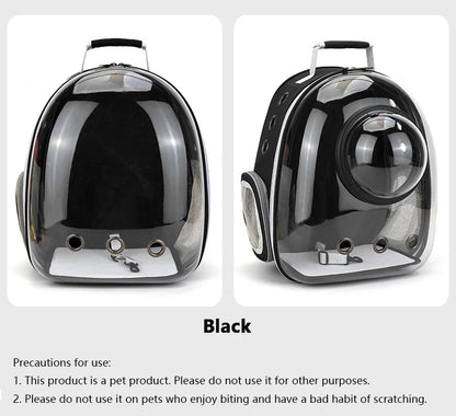 Breathable Space Backpack | Portable Pet Carrier for Cats & Puppies