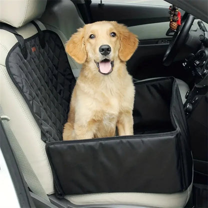 Quilted Waterproof Dog Car Seat Cover – Anti-Slip Fabric Protector for Cars, Trucks & SUVs