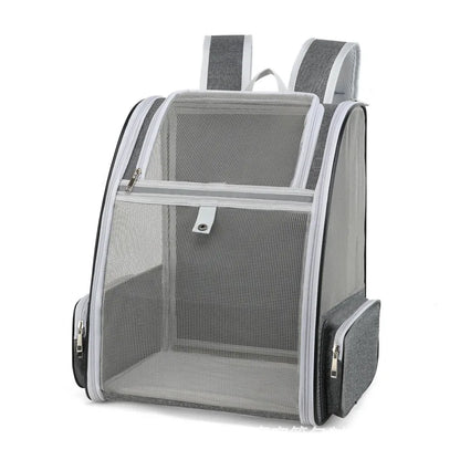 Outdoor Pet Carrier Bag – Breathable Backpack for Cats & Dogs